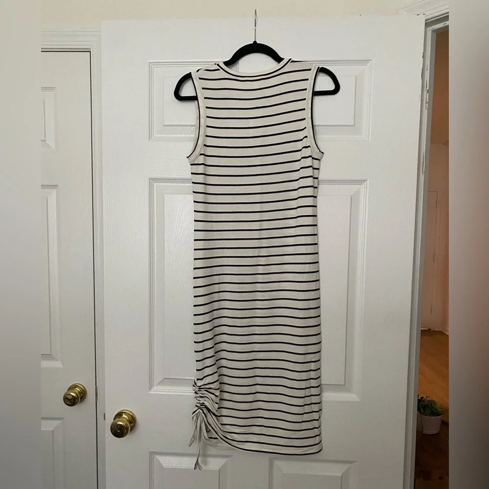 BB Dakota X Steve Madden Women’s Cascade Knit Dress | Medium | White & Black - Picture 3 of 6